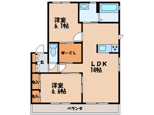 シャーメゾン・フォレストの物件間取画像